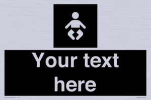 Custom information: black panel baby change